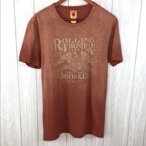 Lucky Brand | Graphic Tee Ombre' Faded Look